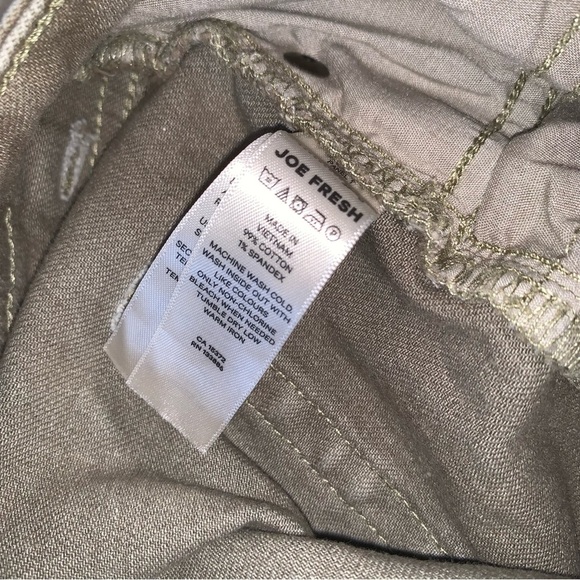 Joe Fresh Olive High Rise Straight Jeans 29 - Picture 6 of 12